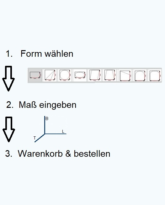 ESG Glas Durchsichtig